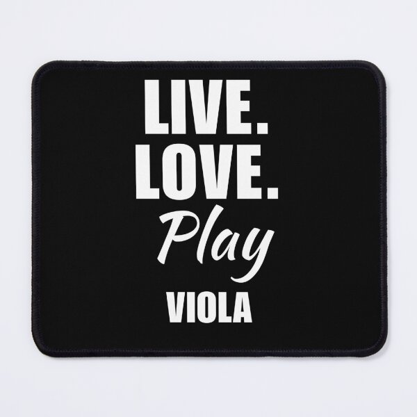 Item preview, Live, love, play viola. Funny violist music instructor or lover quote designed and sold by NBSStore.