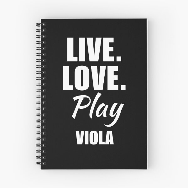 Item preview, Live, love, play viola. Funny violist music instructor or lover quote designed and sold by NBSStore.