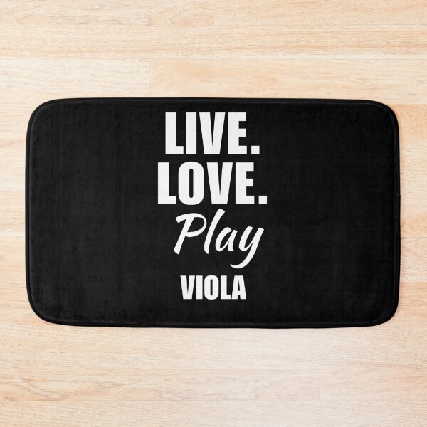 Item preview, Live, love, play viola. Funny violist music instructor or lover quote designed and sold by NBSStore.