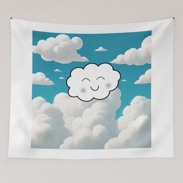 Item preview, Smiley Cloud designed and sold by nelllkata.
