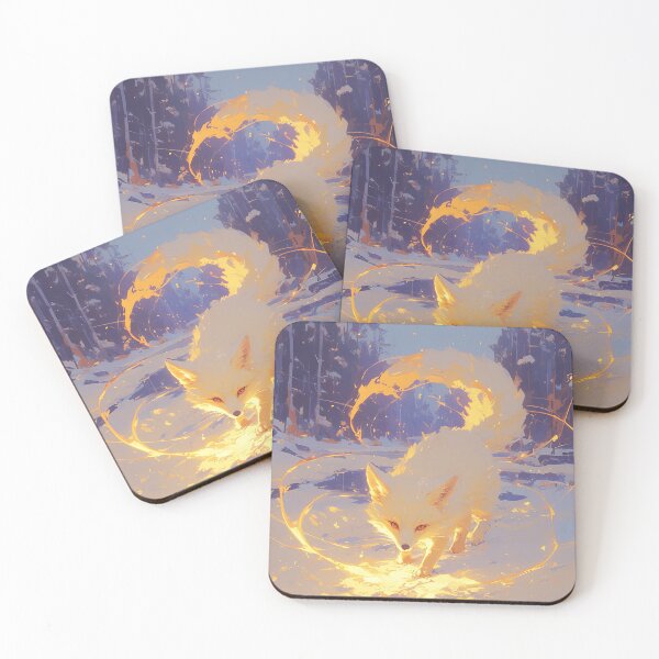 Item preview, Kitsune Fujiko in the Snow designed and sold by OccultDreams.