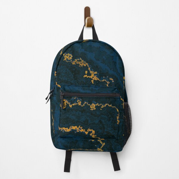 Item preview, Blue Dark gold inlay subdued artwork designed and sold by Thecolorschemer.