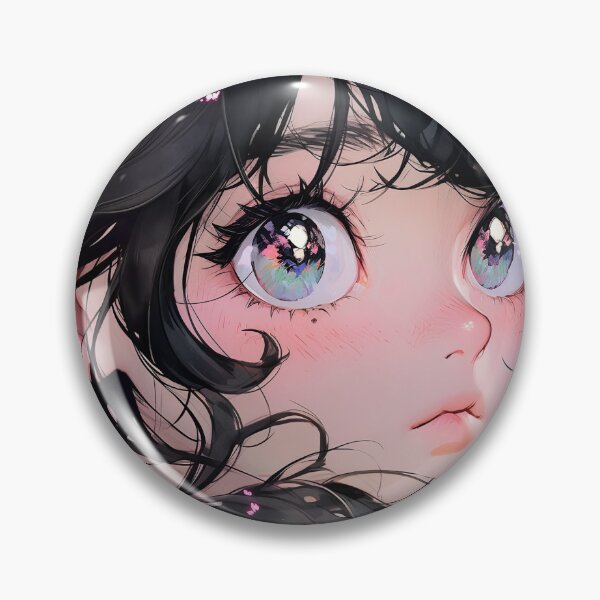 Item preview, Whimsical Enchanting Curly Haired Anime Girl designed and sold by bubblegoth.