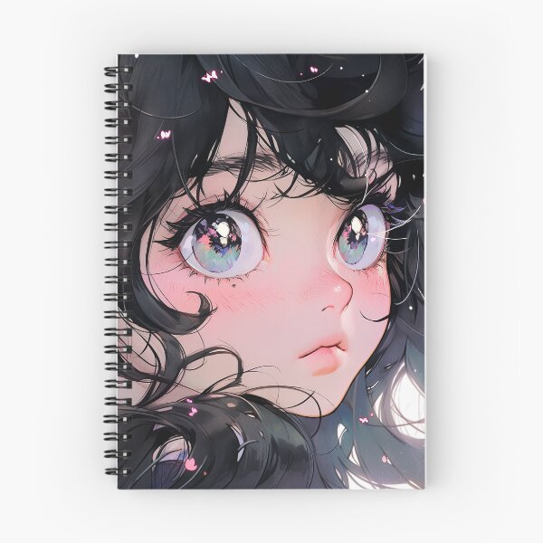 Item preview, Whimsical Enchanting Curly Haired Anime Girl designed and sold by bubblegoth.
