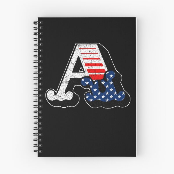 Item preview, A RETRO STYLE CAPITAL LETTER INITIAL T-SHIRT CLASSIC VINTAGE DISTRESSED STARS AND STRIPES AMERICAN USA FLAG AMERICA 4th JULY FONT LOGO TYPEFACE LETTERING TYPOGRAPHY MONOGRAM TEE designed and sold by prezziefactory.