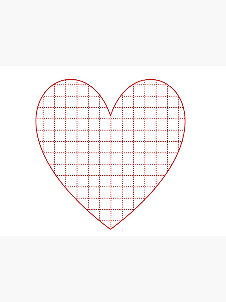 "grid hearts" Poster for Sale by JeSuisPotato Redbubble