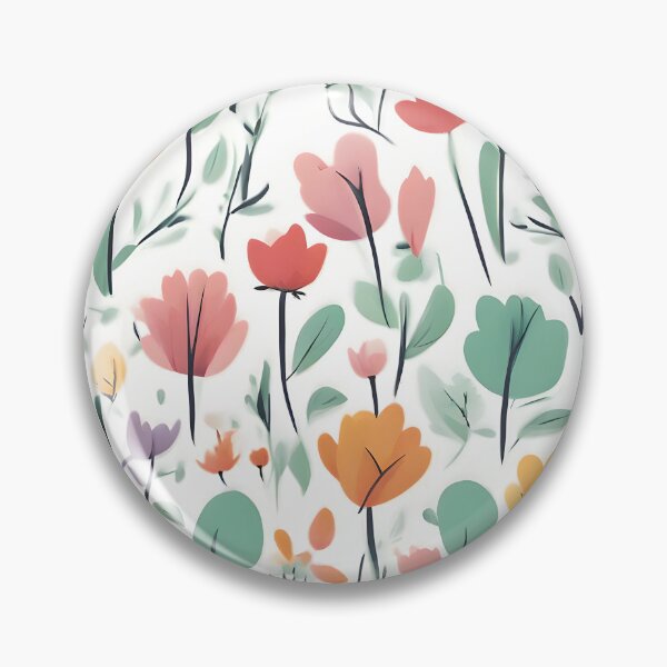 Item preview, Colorful spring llowers minimalist designed and sold by simaso.
