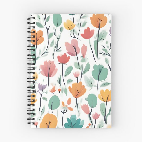 Item preview, Colorful spring llowers minimalist designed and sold by simaso.