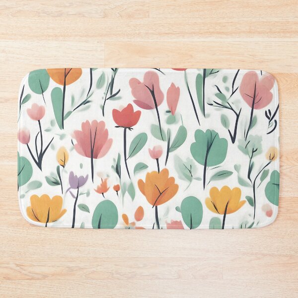 Item preview, Colorful spring llowers minimalist designed and sold by simaso.