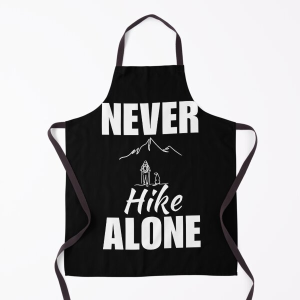 Item preview, Never hike alone. Hiking with my dog, hiking and dogs puppy quote for squad or team of enthusiast designed and sold by NBSStore.
