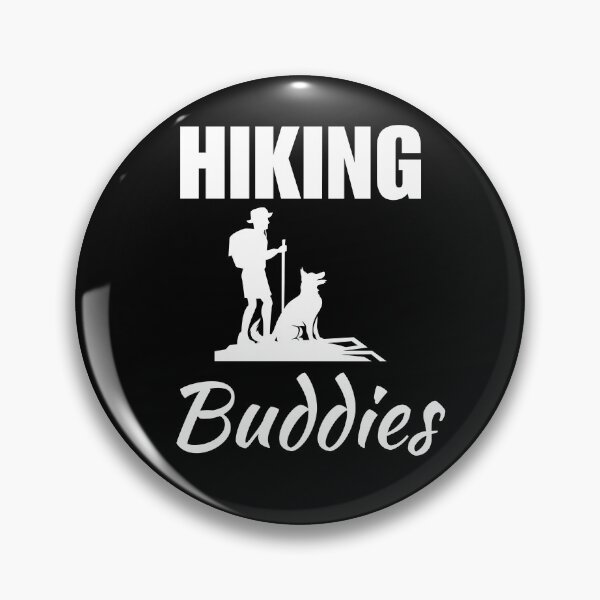 Item preview, Never hike alone. Hiking with my dog, hiking and dogs puppy quote for squad or team of enthusiast designed and sold by NBSStore.