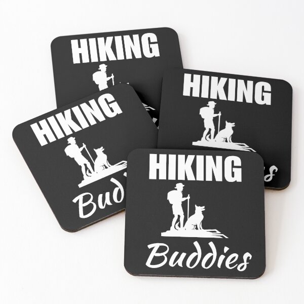 Item preview, Never hike alone. Hiking with my dog, hiking and dogs puppy quote for squad or team of enthusiast designed and sold by NBSStore.