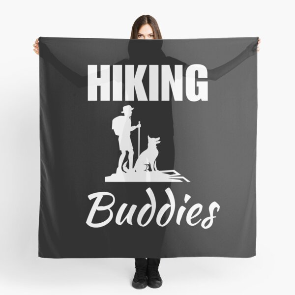 Item preview, Never hike alone. Hiking with my dog, hiking and dogs puppy quote for squad or team of enthusiast designed and sold by NBSStore.