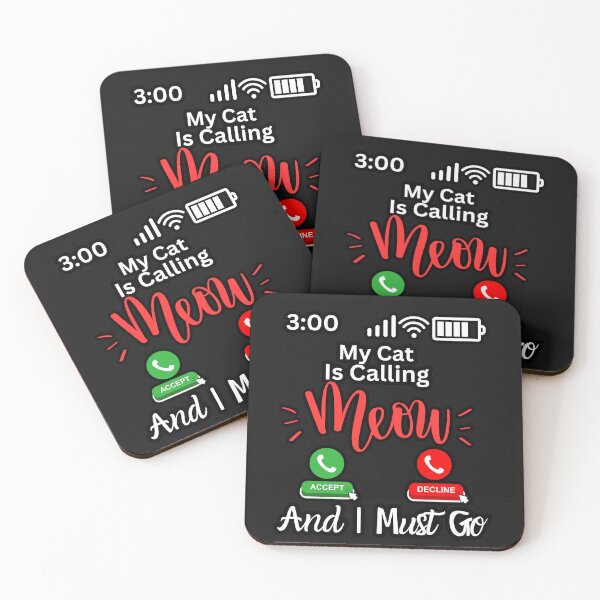 Item preview, Funny Phone My Cat Is Calling Design designed and sold by AlienOccupation.