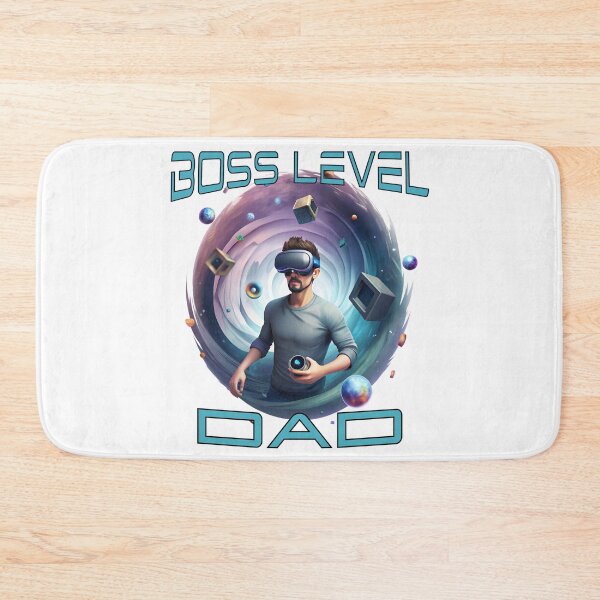 Item preview, Boss Level Gamer Dad Cool Fathers Day Gift Idea designed and sold by ZeptepiTrends.