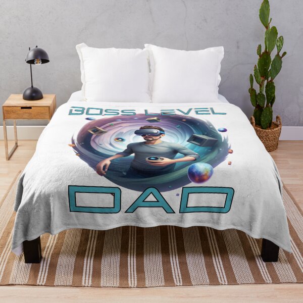 Aperçu de l'œuvre Boss Level Gamer Dad Cool Idée cadeau pour la fête des pères créée et vendue par ZeptepiTrends.