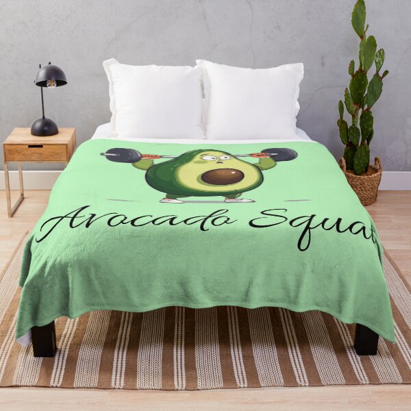 Item preview, AVOCADO SQUATS WITH PHYSICAL FITNESS WEIGHTS designed and sold by Yeyishop.