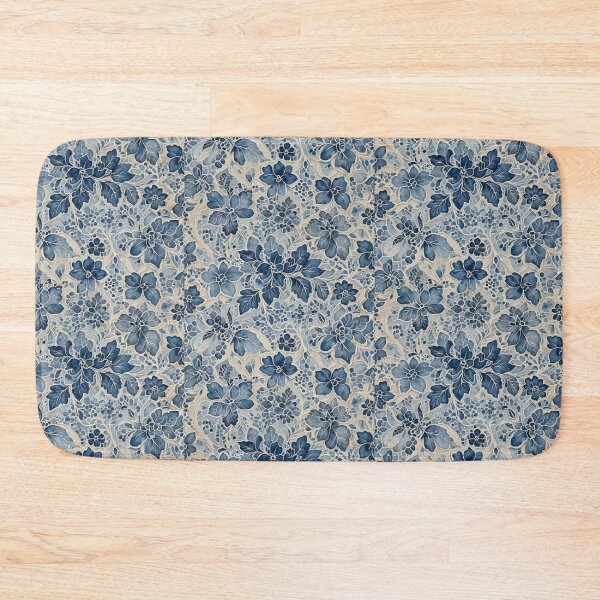 Item preview, Blue field flower flowers tapestry Blue wildflowers  designed and sold by Coolparrotgirl.