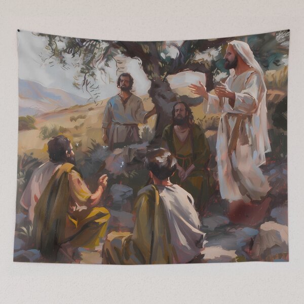 Item preview, Jesus Teaches on Faith by Fig Tree designed and sold by LivingArtClips.