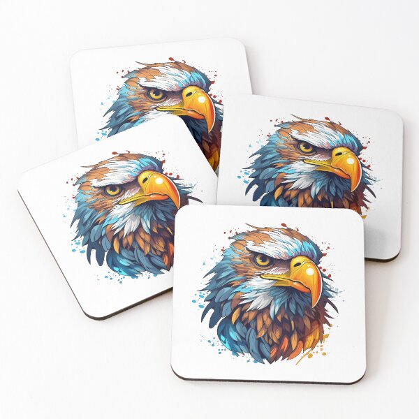 Item preview, Eagle Head in Bold Logo Style Illustration designed and sold by NegarinFashions.