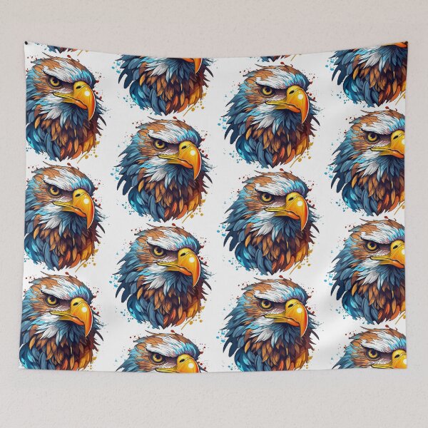 Item preview, Eagle Head in Bold Logo Style Illustration designed and sold by NegarinFashions.