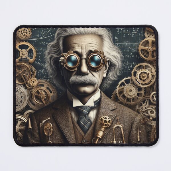 Item preview, Albert Einstein Steampunk  designed and sold by sevenmountains.