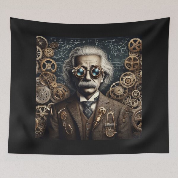 Item preview, Albert Einstein Steampunk  designed and sold by sevenmountains.