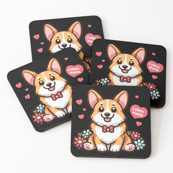 Artikelvorschau, Entzückende Corgi-Mami-Liebe - süß entworfen und verkauft von Shtex.