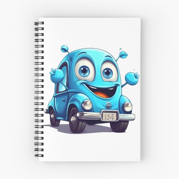 Item preview, Cute Little Carton Car Illustration designed and sold by NegarinFashions.