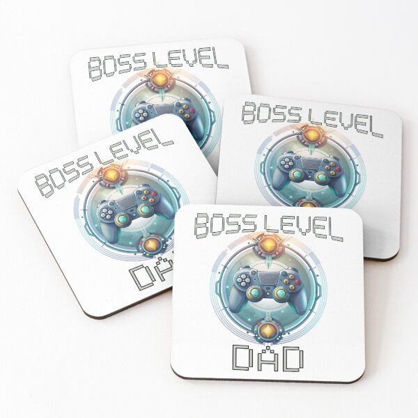 Item preview, Boss Level Gamer Dad Cool Fathers Day Gift Idea designed and sold by ZeptepiTrends.