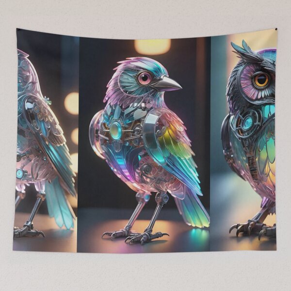 Item preview, A Fusion of Avian and Robotic Elements designed and sold by masabo.