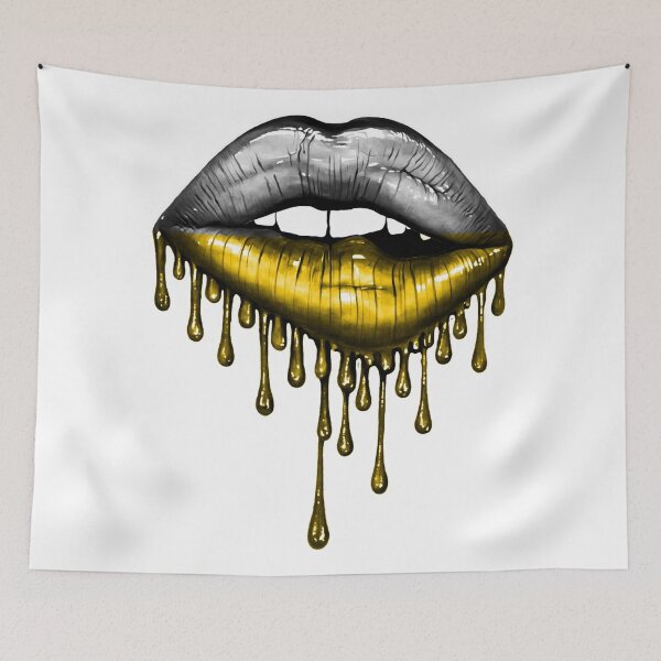 Item preview, Baden Flag Lips designed and sold by Echonn.