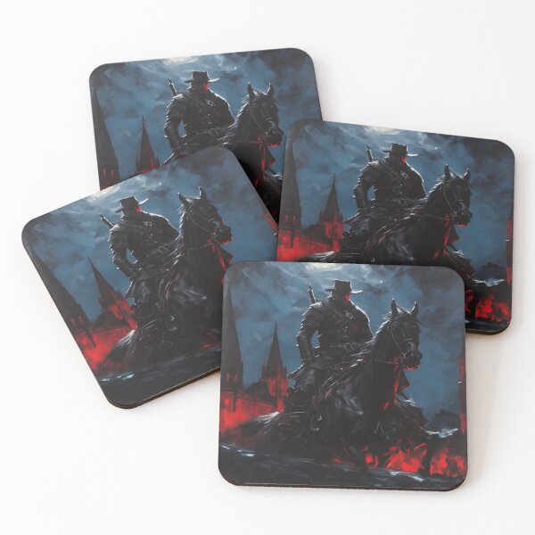 Item preview, The Black Rider designed and sold by darkgothicart.
