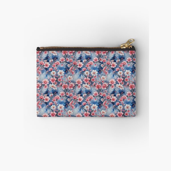 Item preview, Pink field flower flowers tapestry Blue wildflowers  designed and sold by Coolparrotgirl.
