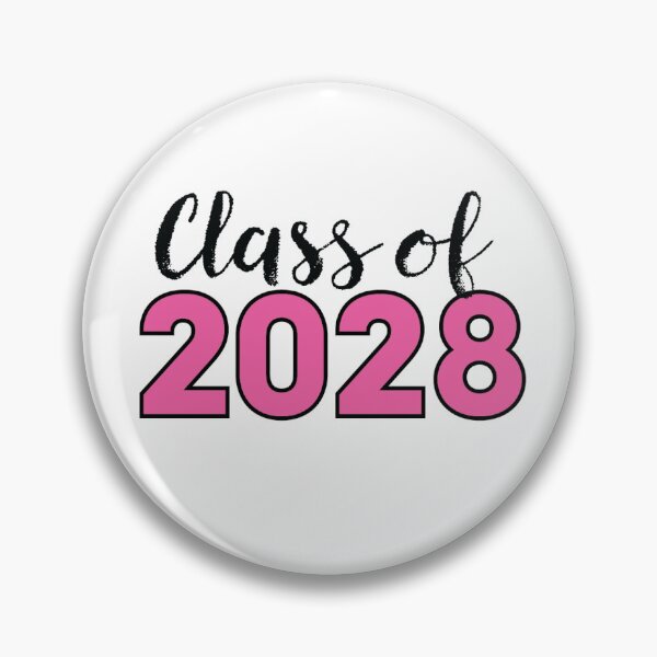 Item preview, class of 2028 pink script designed and sold by Andrea Long.
