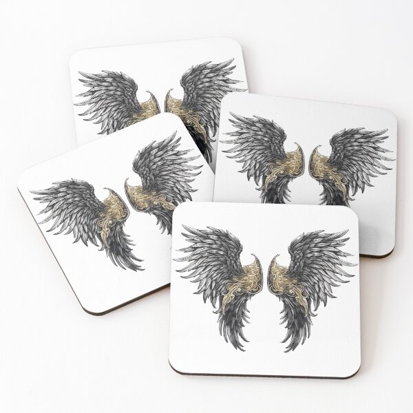 Item preview, Archangel Dark Wings Illustration designed and sold by NegarinFashions.