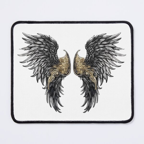 Item preview, Archangel Dark Wings Illustration designed and sold by NegarinFashions.