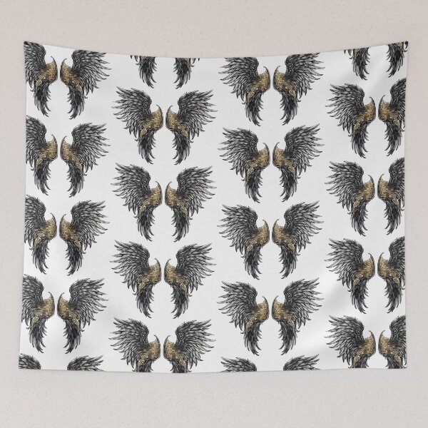 Item preview, Archangel Dark Wings Illustration designed and sold by NegarinFashions.