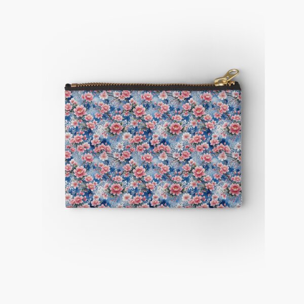 Item preview, Pink field flower flowers tapestry Blue wildflowers  designed and sold by Coolparrotgirl.