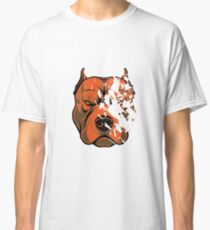 Pit Bull Broken Glasses Classic T-Shirt