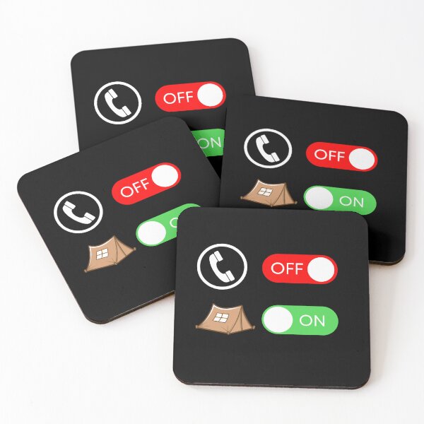 Item preview, Phone wifi internet off, camping mode on. Off the grid nomadic lifestyle crew or wanderluster designed and sold by NBSStore.