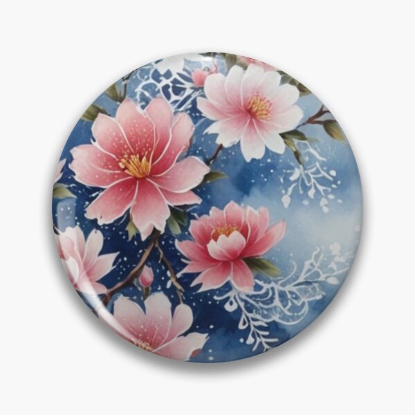 Item preview,  Pink field flower flowers tapestry Blue wildflowers  designed and sold by Coolparrotgirl.