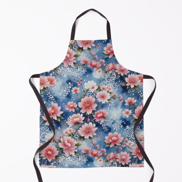 Item preview,  Pink field flower flowers tapestry Blue wildflowers  designed and sold by Coolparrotgirl.