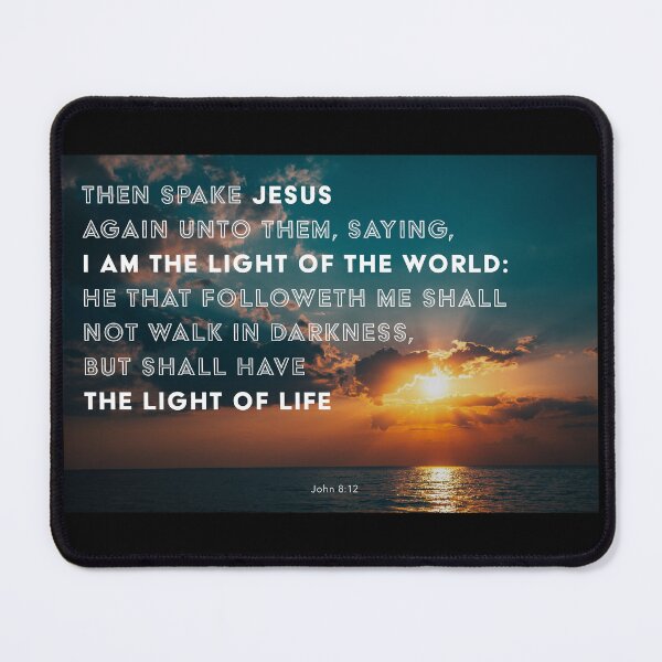Item preview, John 8:12 designed and sold by SecretSamaritan.