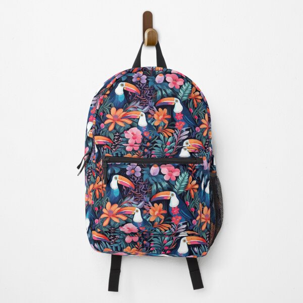 Item preview, Tropical Toucan and Floral Pattern designed and sold by madtoyman.