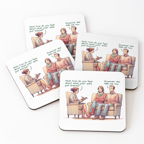 Item preview, Couples counseling; the plot thickens. designed and sold by FamouslyStupid.