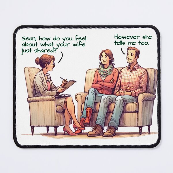 Item preview, Couples counseling; the plot thickens. designed and sold by FamouslyStupid.