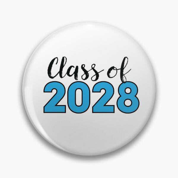 Item preview, class of 2028 blue script designed and sold by Andrea Long.