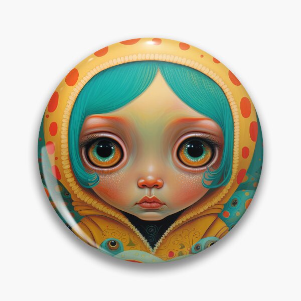 Item preview, Surreal dot girl designed and sold by KreaKat.