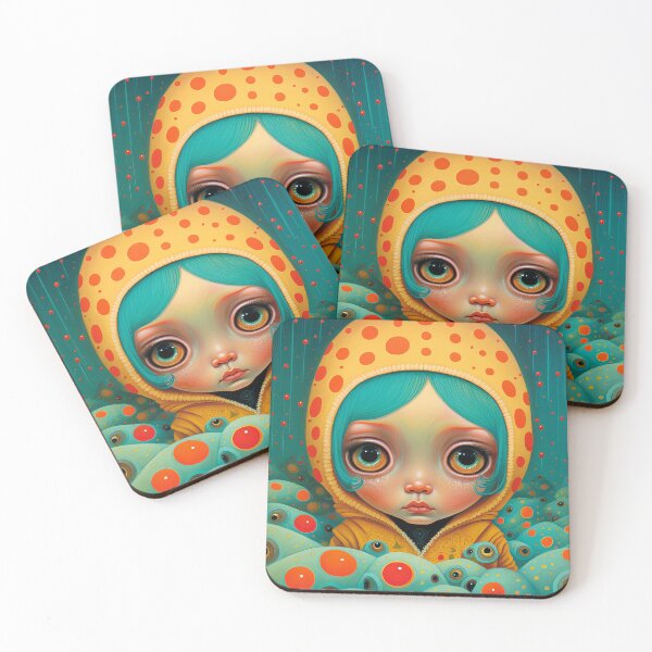 Item preview, Surreal dot girl designed and sold by KreaKat.